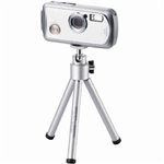 エレコム デジカメ用三脚/グラフギア/シルバー DGT-014SV