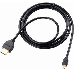エレコム イーサネット対応HDMI-Microケーブル(A-D)/1.5m DH-HD14EU15BK