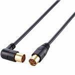 エレコム アンテナケーブル/ゲーム用/L-S型/3m/ブラック AV-GMATLS30BK