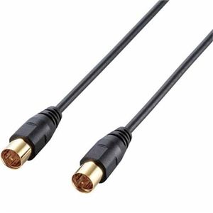 エレコム アンテナケーブル/ゲーム用/S-S型/1m/ブラック AV-GMATSS10BK