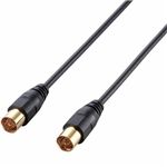 エレコム アンテナケーブル/ゲーム用/S-S型/1m/ブラック AV-GMATSS10BK