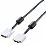エレコム DVI アナログ延長ケーブル 2.0m/DVI-I29pinオス-DVI-I29pinメス CAC-DVIE20BK