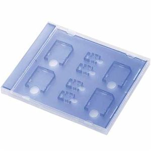 エレコム メモリカードケース/アルバム/ブルー CMC-07BU