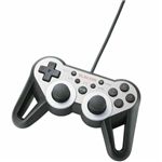 エレコム USBゲームパッド/PS3ゲーム用/12ボタン/振動/連射/高耐久/シルバー JC-GMU3312SPSVD