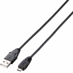 エレコム A-microBケーブル/2m/ブラック MPA-AMB20BK