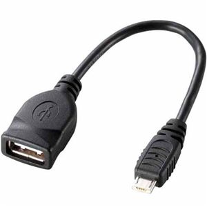 エレコム microA-Aメスケーブル/延長/0.15m/ブラック MPA-EMA015BK