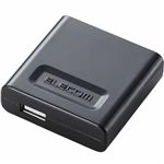 エレコム スマートフォン用AC充電器/USB/ブラック MPS-X10ACUBK