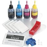 エレコム キヤノン用 詰め替えインク(4色セット) THC-7BCSET4N
