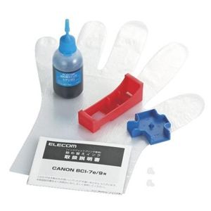 エレコム キヤノン用 詰め替えインク THC-7C4N