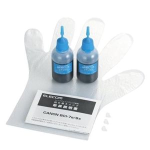 エレコム キヤノン用 詰め替えインク THC-7C8N