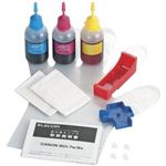 エレコム キヤノン用 詰め替えインク(3色セット) THC-7CSET4N