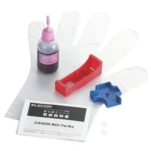 エレコム キヤノン用 詰め替えインク THC-7PM4N