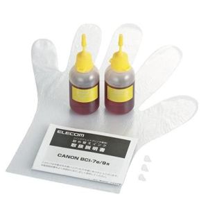 エレコム キヤノン用 詰め替えインク THC-7Y8N
