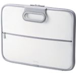 エレコム ZEROSHOCK/取って付き/～13.3インチワイド/ホワイト ZSB-IBH002WH