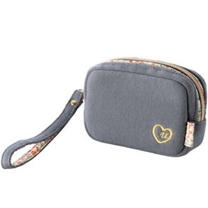 エレコム U-styleデジタルカメラケース/小花/ブラック DGB-052BK