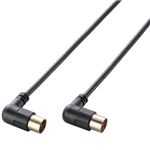 エレコム アンテナケーブル/極細/L-L型/7m/ブラック DH-ATLL70BK