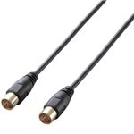 エレコム アンテナケーブル/極細/S-S型/7m/ブラック DH-ATSS70BK