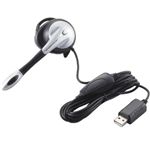 エレコム USBヘッドセット/ゲーム用/オーバーヘッド/片耳/シルバー HS-GMEP02USV