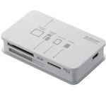 エレコム 42+6 高速版USB2.0メモリリーダライタ(ホワイト) MR-A39HWH