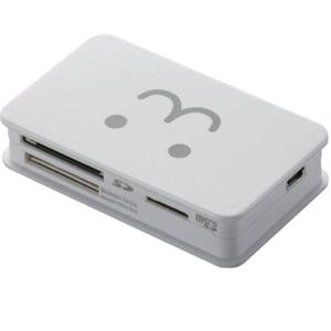 エレコム 42+6 高速版USB2.0メモリリーダライタ(フェイス) MR-A39HWHF1