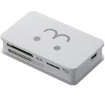 エレコム 42+6 高速版USB2.0メモリリーダライタ(フェイス) MR-A39HWHF1