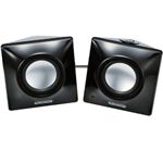 エレコム Bevel shaped PCスピーカー/6W/2ch/ブラック MS-P03ABK