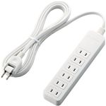 エレコム スイングプラグタップ/6口/3m/ホワイト T-S01-2630WH