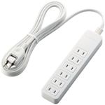エレコム シャッタータップ/6口/3m/ホワイト T-ST01-22630WH