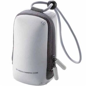 エレコム コンパクトデジタルビデオカメラケース/コンパクトタイプ(グレー) DVB-013GY