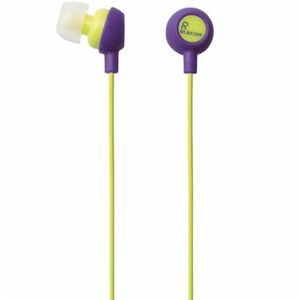 エレコム カナルタイプヘッドホン スポーツ用 Actrailアクトレイル(パープル) EHP-SPIN100PU