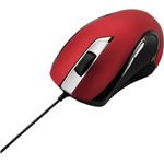 エレコム USBマウス/LY2シリーズ/レーザー式/5ボタン/有線/レッド M-LY2ULRD