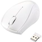 エレコム USBマウス/D19シリーズ/レーザー式/3ボタン/2.4Ghz/ホワイト M-D19DLWH