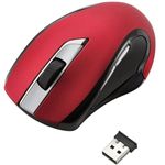 エレコム USBマウス/D21シリーズ/レーザー式/5ボタン/2.4Ghz/レッド M-D21DLRD