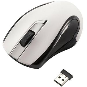 エレコム USBマウス/D21シリーズ/レーザー式/5ボタン/2.4Ghz/ホワイト M-D21DLWH