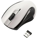 エレコム USBマウス/D21シリーズ/レーザー式/5ボタン/2.4Ghz/ホワイト M-D21DLWH