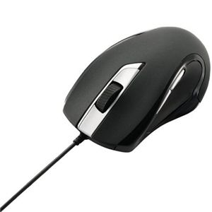 エレコム USBマウス/LY2シリーズ/レーザー式/5ボタン/有線/ブラック M-LY2ULBK