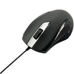 エレコム USBマウス/LY2シリーズ/レーザー式/5ボタン/有線/ブラック M-LY2ULBK