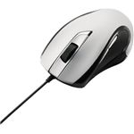 エレコム USBマウス/LY2シリーズ/レーザー式/5ボタン/有線/シルバー M-LY2ULSV