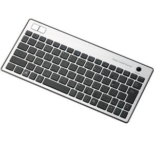 エレコム フルキー/TK-FDP021シリーズ/2.4GHzワイヤレス/トラックボール付/シルバー TK-FDP021SV