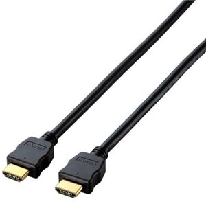 エレコム HDMIケーブル/イーサネット対応/カラー/1.5m/ブラック DH-HD14EC15BK