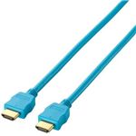 エレコム HDMIケーブル/イーサネット対応/カラー/1.5m/ブルー DH-HD14EC15BU
