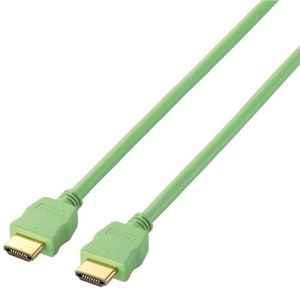エレコム HDMIケーブル/イーサネット対応/カラー/1.5m/グリーン DH-HD14EC15GN