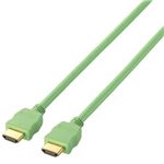 エレコム HDMIケーブル/イーサネット対応/カラー/1.5m/グリーン DH-HD14EC15GN