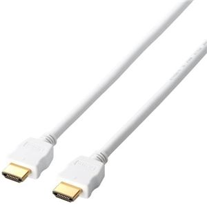 エレコム HDMIケーブル/イーサネット対応/カラー/1.5m/ホワイト DH-HD14EC15WH