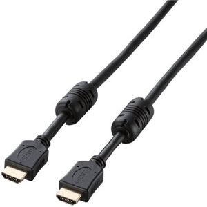 エレコム HDMIケーブル/イーサネット対応/フェライトコア/2m/ブラック DH-HD14EN20BK