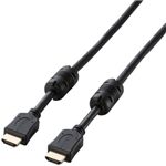 エレコム HDMIケーブル/イーサネット対応/フェライトコア/2m/ブラック DH-HD14EN20BK