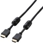 エレコム HDMIケーブル/イーサネット対応/フェライトコア/3m/ブラック DH-HD14EN30BK