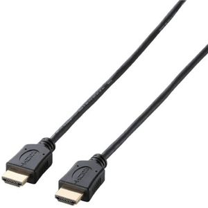 エレコム HDMIケーブル/イーサネット対応/スリム/1m/ブラック DH-HD14ES10BK