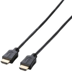 エレコム HDMIケーブル/イーサネット対応/スリム/1.5m/ブラック DH-HD14ES15BK