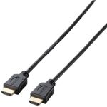 エレコム HDMIケーブル/イーサネット対応/スリム/1.5m/ブラック DH-HD14ES15BK